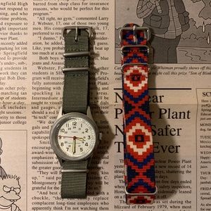 J.Crew for Timex Vintage Field Army Watch